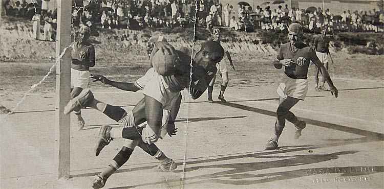 Foto do Terrestre Esporte Clube, do bairro Lagoinha, na década de 1940