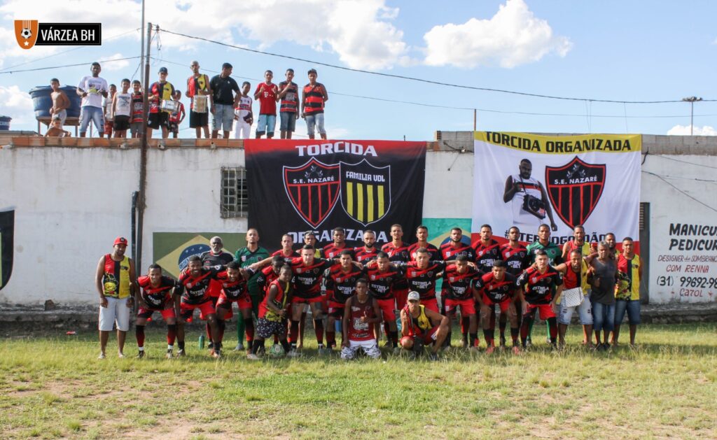 O time do Nazaré, em seus domínios com o apoio dos seus torcedores
