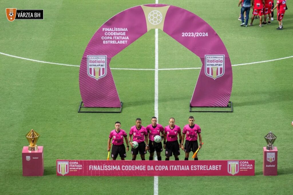 Time de árbitros da final da 62ªCopa Itatiaia 2023/2024